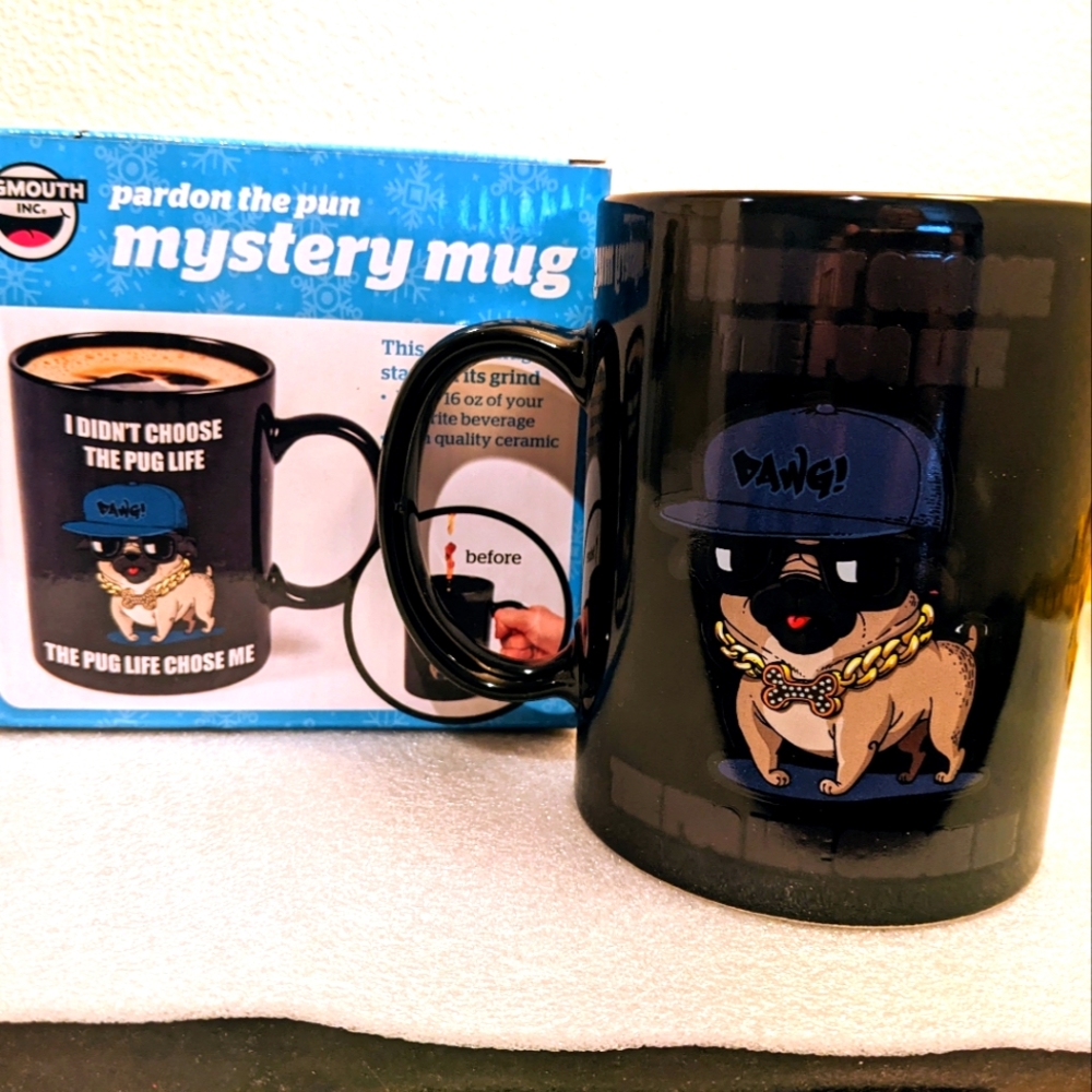 NIB Color Changing Pug Mug